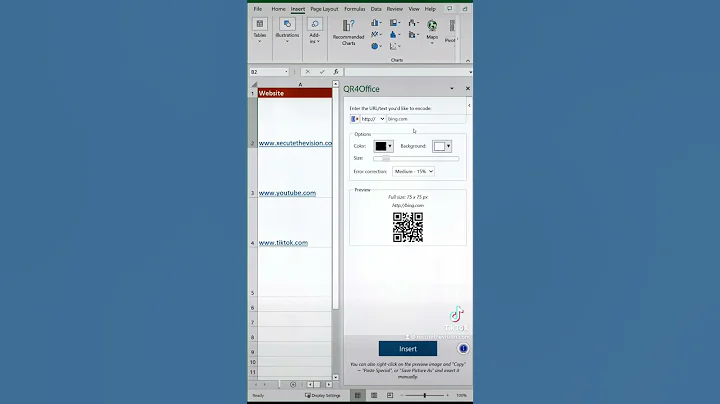 Excel tip to make free QR codes in Excel