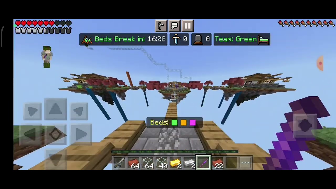 MY first video playing bedwars in minecraft YouTube
