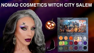 NOMAD COSMETICS WITCH CITY SALEM HALLOWEEN PALETTE REVIEW