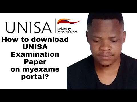 How to download UNISA Examination Paper on myxams portal || How to submit your examination script