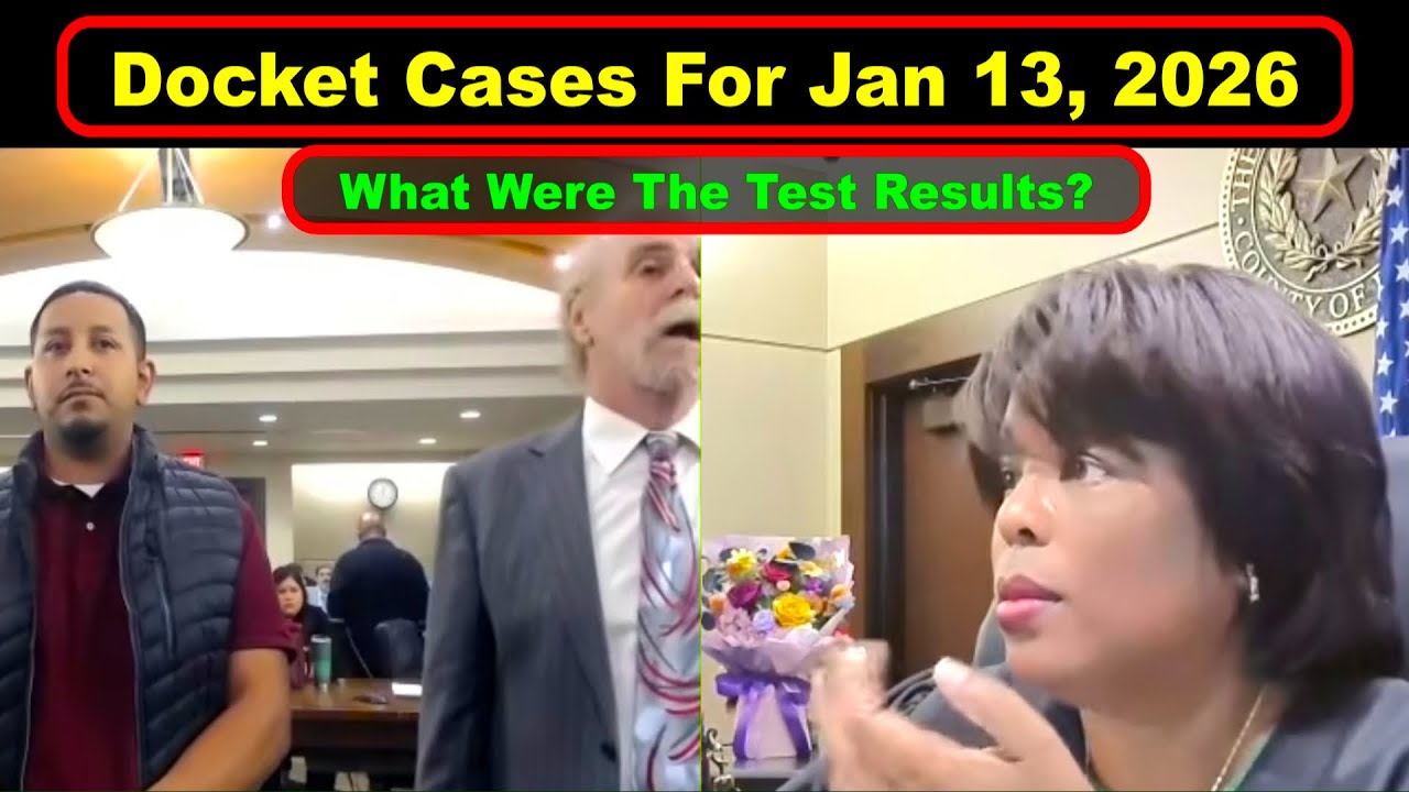 Judge Boyd's Docket From Jan 13, 2026  - Vikky's Court Watch