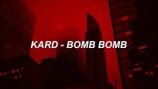 KARD - [밤밤(Bomb Bomb)] Easy Lyrics