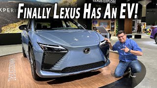 2023 Lexus RZ 450e In-Person First Look | The Electric RX
