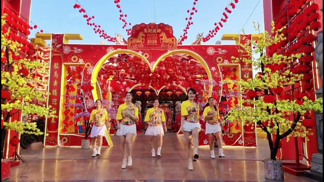 Line dance 顺风顺水顺财神herlentan