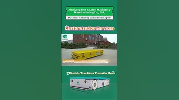 Steerable 10 Tons Trackless Battery Operated Transfer Cart #tech #machine #transporter #automobile