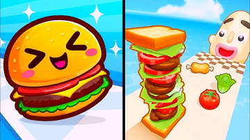Sandwich Runner 🥪 vs Food Run 3D – Mobile Gameplay & Big Update Review”