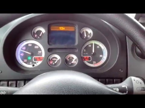 DAF-105. управление круиз-контролем и горным тормозом