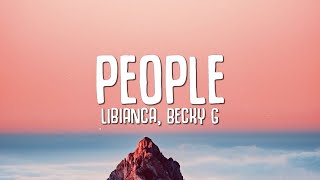 Libianca - People (Lyrics) ft. Becky G Resimi