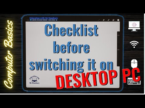 What to CHECK before Switching ON your Desktop PC | Computer Basics