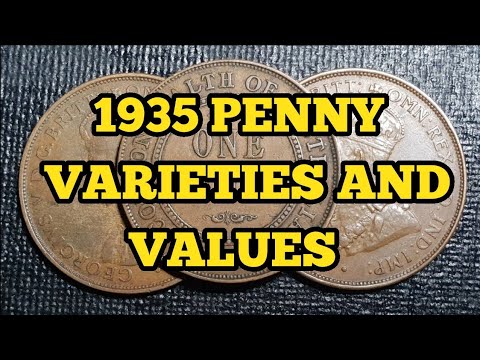 Australia penny 1935 review and values
