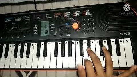 MANNIL INDHA KAADHAL SONG ON PIANO