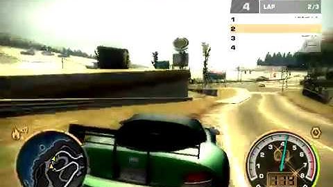 Blacklist 1 race #5 (Lap knockout) NFS Most Wanted