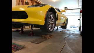 Jack a C7 Corvette using crossmember fixtures by flyboyslc1 1,879 views 3 years ago 9 minutes, 30 seconds