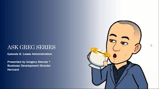 Ask Greg Episode 8: Lease Administration