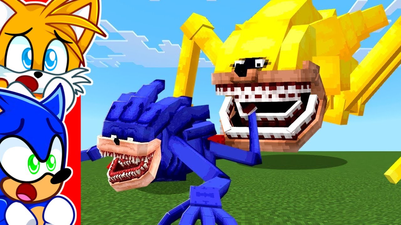 Shin Sonic Vs Super Shin Sonic in Minecraft!