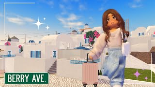 Travel To GREECE WITH ME!! | Berry Avenue  Roleplay Story