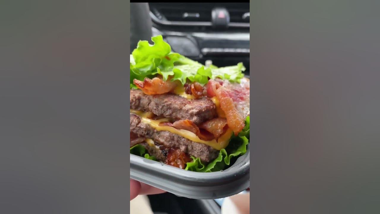 Wendys Triple Baconator Lettuce Wrap wendys lettucewrap keto 