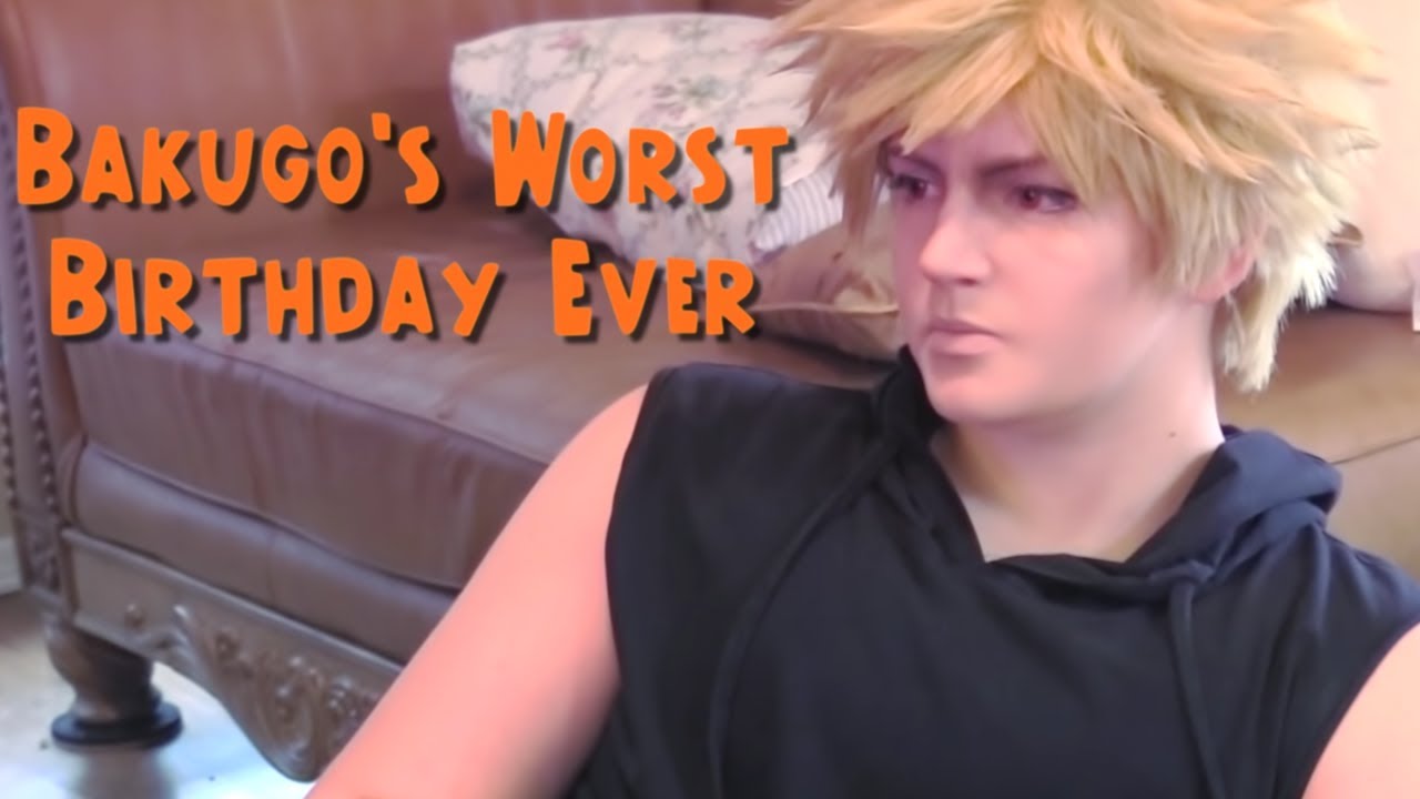 ⁣Bakugo's WORST Birthday Ever [TodoBakuDeku] | My Hero Academia Cosplay