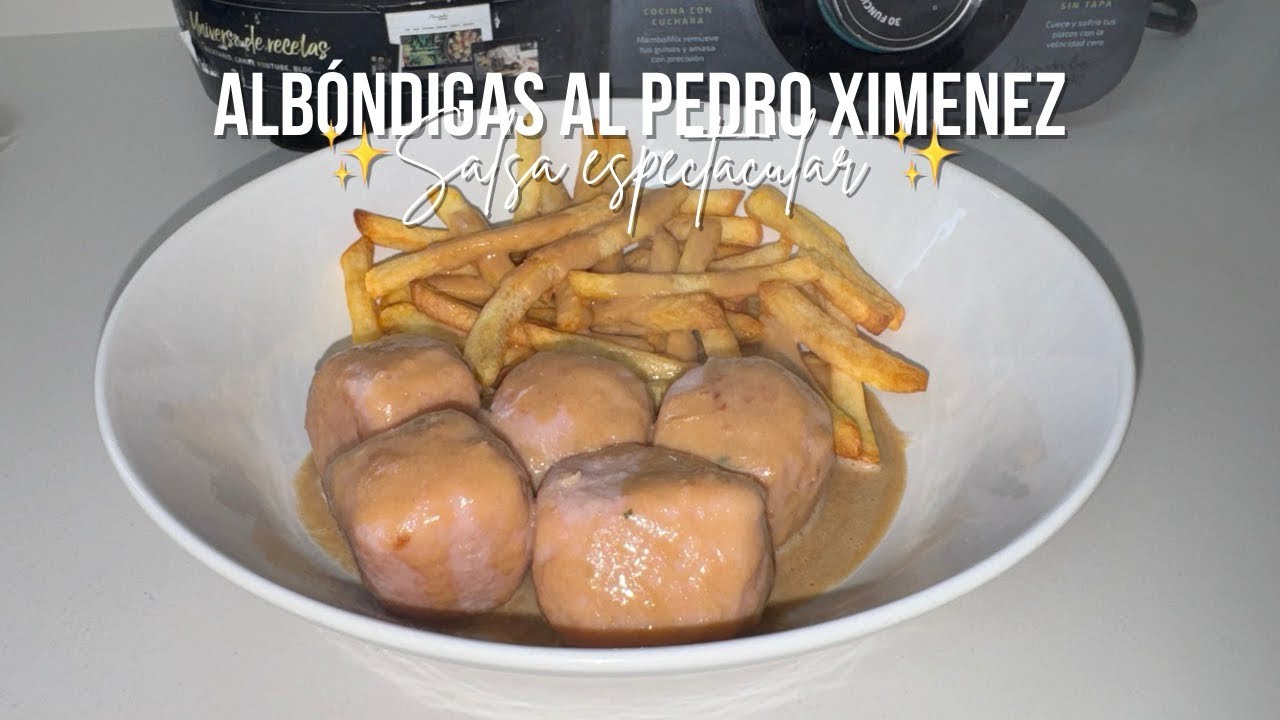 Albóndigas en Salsa al Pedro Ximénez en Mambo🍷✨ Receta Fácil y Cremosa | Especial San Valentín