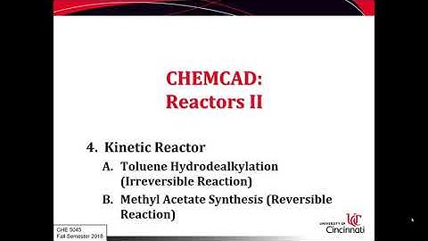 CHEMCAD Reactors Part 2