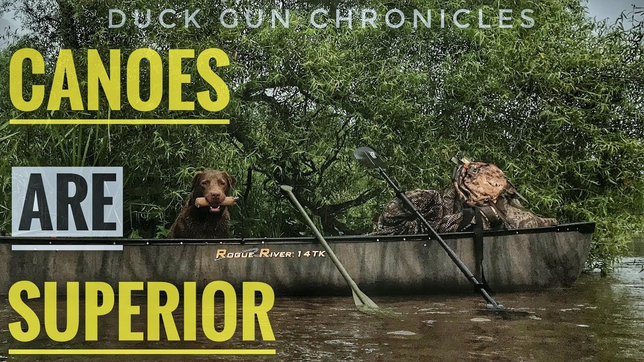 Duck Hunting from a Canoe 101 - Plus Solo Tips, dogs tips and hunting tips!  - YouTube