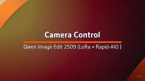 Camera Control: Move the Camera with Text Prompts | Qwen Image Edit LoRA Demo