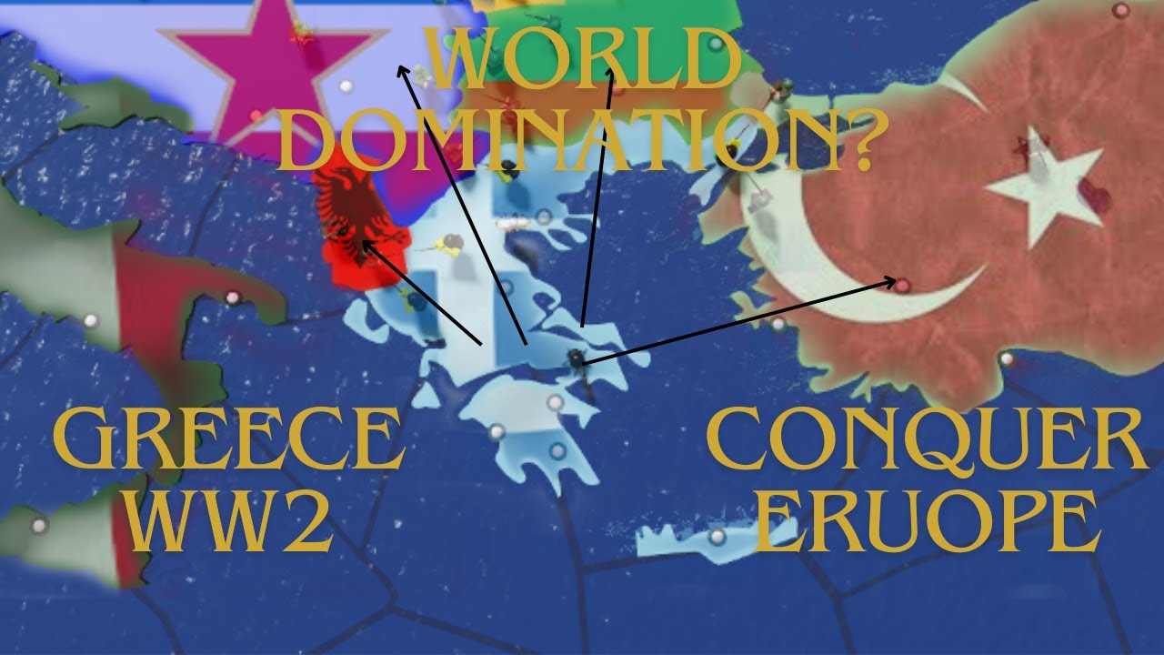 How does Greece do in WW2 (Conquer Europe Roblox) - YouTube