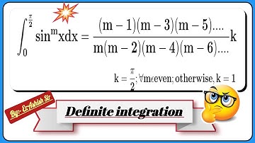Definite Integration Class 12 ncert | Wallis Formula | #maths