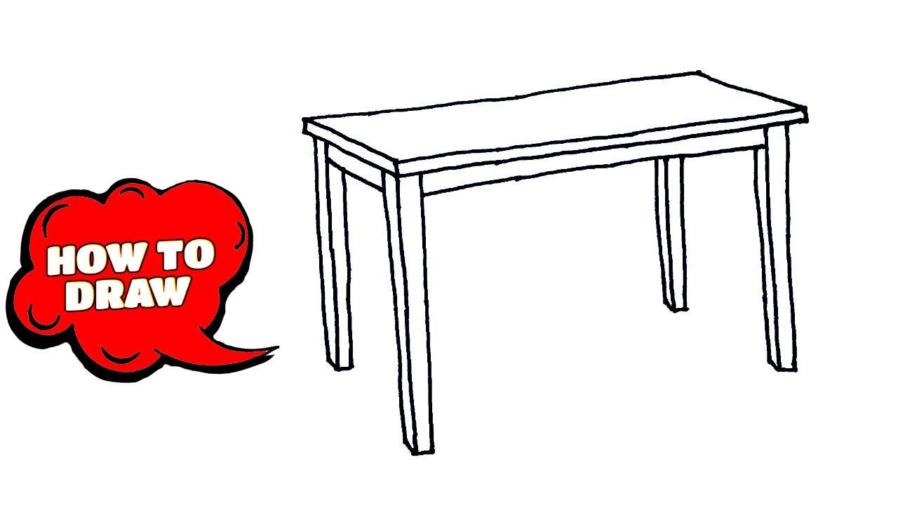 Featured image of post Study Table Drawing Easy For Kids : It&#039;s easier for kids to learn vocabulary while playing.