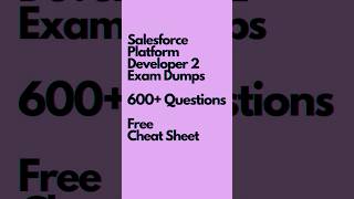 Salesforce Platform Developer II  #salesforceexam #platformdeveloper2 #apex #howtopasssalesforce