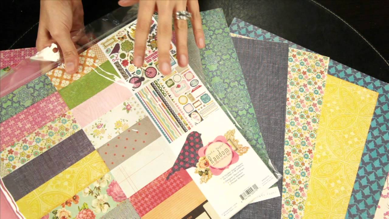 Crate Paper - Random Scrapbook Collection