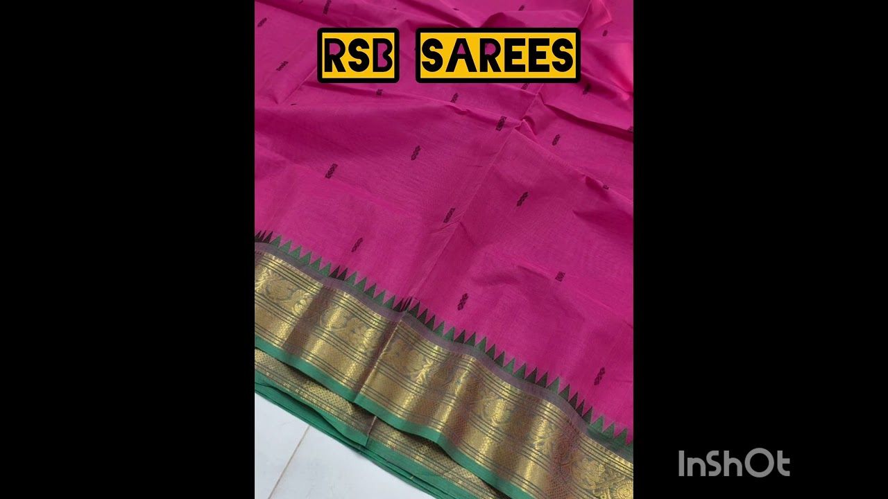 Kanchi cotton sarees/Chettinad cotton sarees/manufacturer price/6.2 mtr/