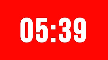 5 Minute 39 Second Timer With Alarm Without Music