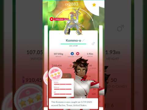 Jangmo O Evolve Into Kommo O Hakamo O In Jangmo O Community Day Pokemongo Pokemon Shorts