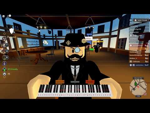 Roblox Wild West Playing Piano China Song Youtube - roblox wild west piano songs