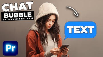 Create and Animate iPhone Chat Bubble In Premiere Pro