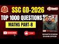 SSC GD Maths Part 8 | 50 Maths Series | Most Important Questions | Sidharth Sir | SAMARTH ACADEMY