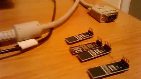 128x32 pixel OLED display test