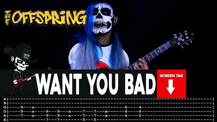 Want You Bad Guitar version - Guitar performance video thumbnail