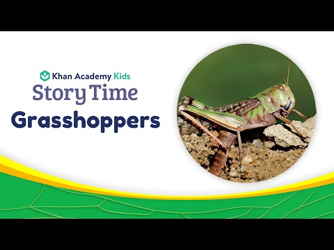 Grasshoppers Kids Book Read Aloud Story Time with Khan Academy Kids Nonfiction books