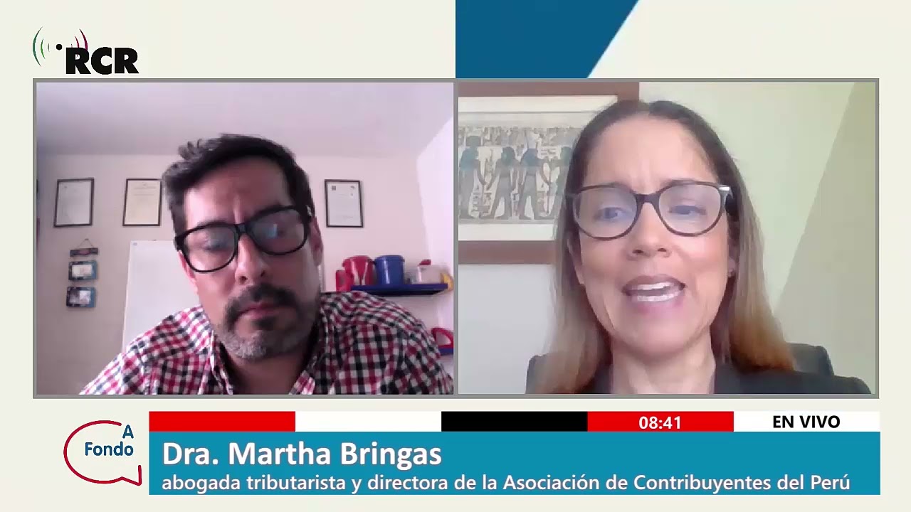 EN A FONDO CON MARTHA BRINGAS, DIRECTORA DE LA ASOCIACIÓN DE CONTRIBUYENTES DEL PERÚ