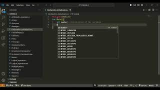 Declaration and initialization in c programming