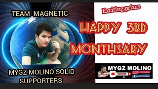 EXCITING PRIZES AWAITS  U🤣 HAPPY 3RD MONTHSARY TEAM MAGNETIC