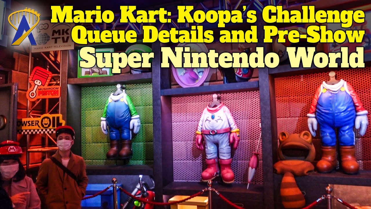 Mario Kart Koopa s Challenge Queue Pre Show And Detail YouTube