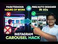 Build your own Instagram Carousel Generator for FREE in 60 Seconds! 🚀 (Zero Coding)