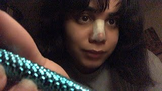 ASMR - no talking ( touching your face)