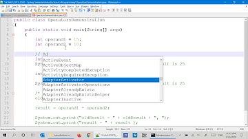 Java operators, operands, and expressions