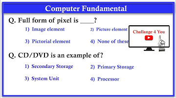 Top 100 Computer MCQ for all Competitive exams - Basics of Computer mcq - Computer MCQ Part-3