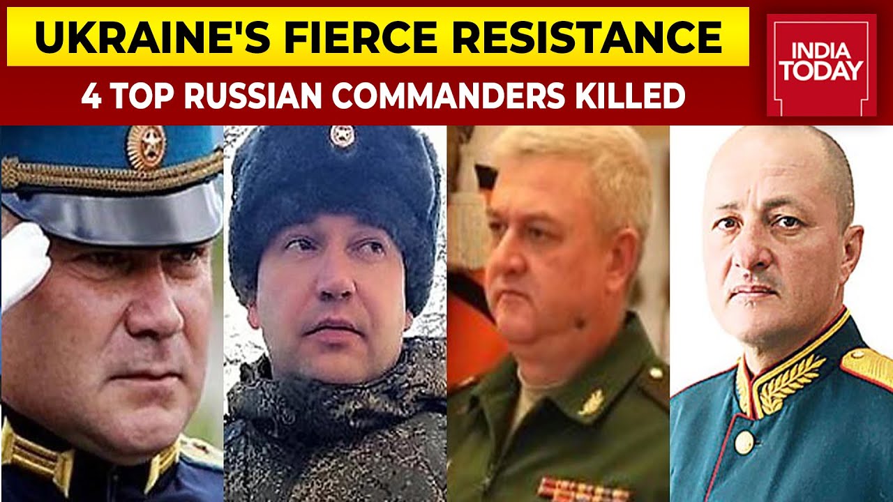 Ukraine Continues Its Fierce Resistance Against Russia, 4 Top Russian Commanders Killed So Far - YouTube