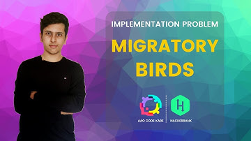 Migratory Birds - #Hackerrank #implementation #competitiveprogramming #migratorybirds